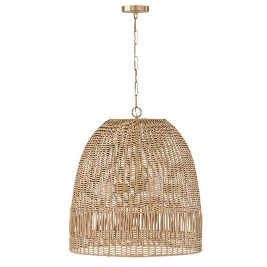 Capital Naomi Pendant Matte Brass