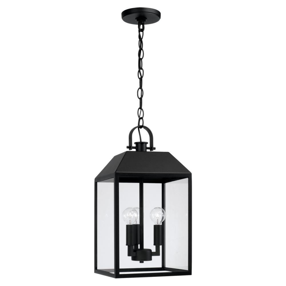 Capital Nelson Outdoor Hanging Lantern Black