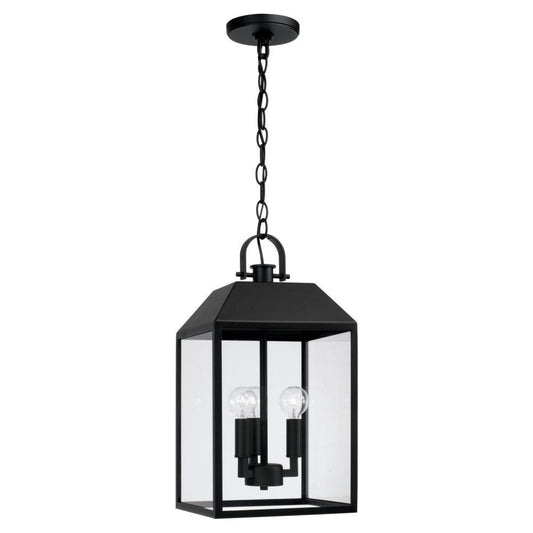 Capital Nelson Outdoor Hanging Lantern Black
