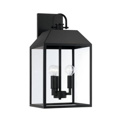 Capital Nelson Outdoor Wall Lantern Black