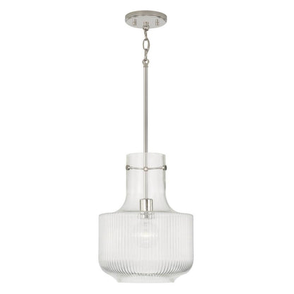 Nyla Pendant - Polished Nickel