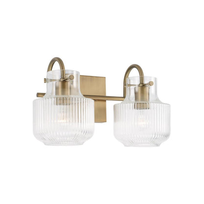 Capital Nyla Vanity Light Aged Brass