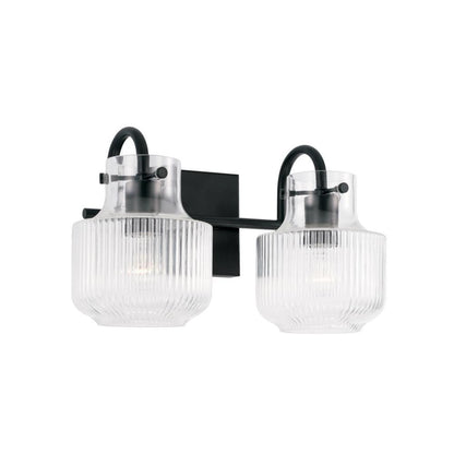 Nyla 2-Light Vanity - Matte Black
