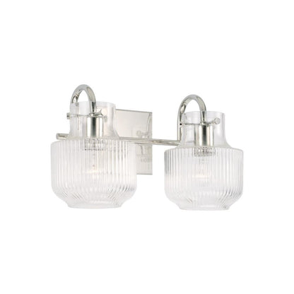 Nyla 2-Light Vanity - Polished Nickel