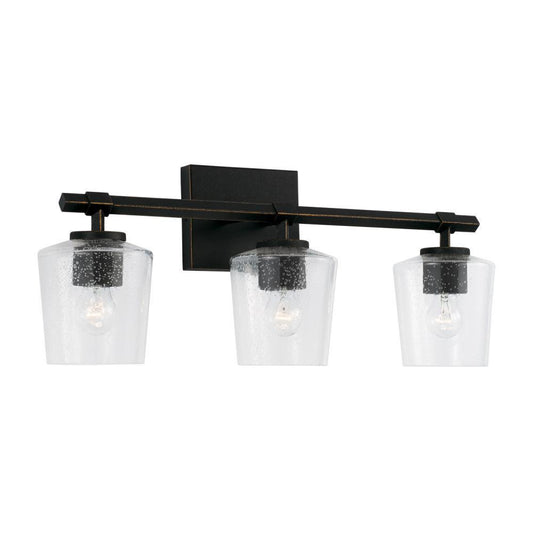 Capital Ogden Vanity Light Brushed Black Iron