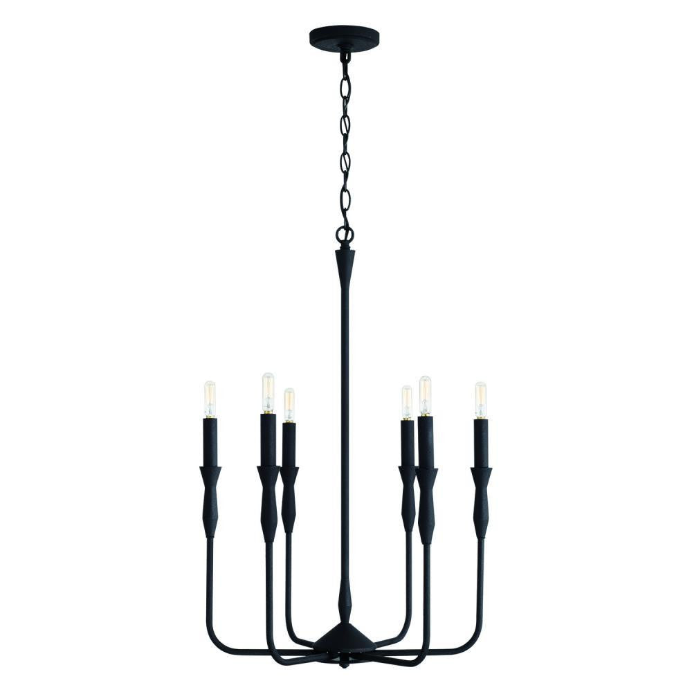 Capital Paloma Chandelier Textured Black