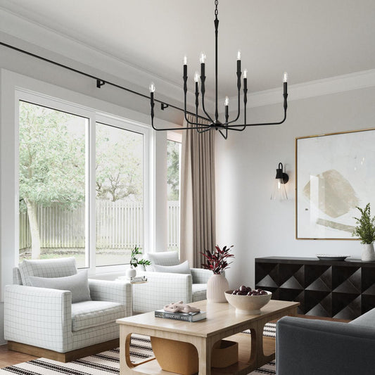 Capital Paloma Chandelier Textured White