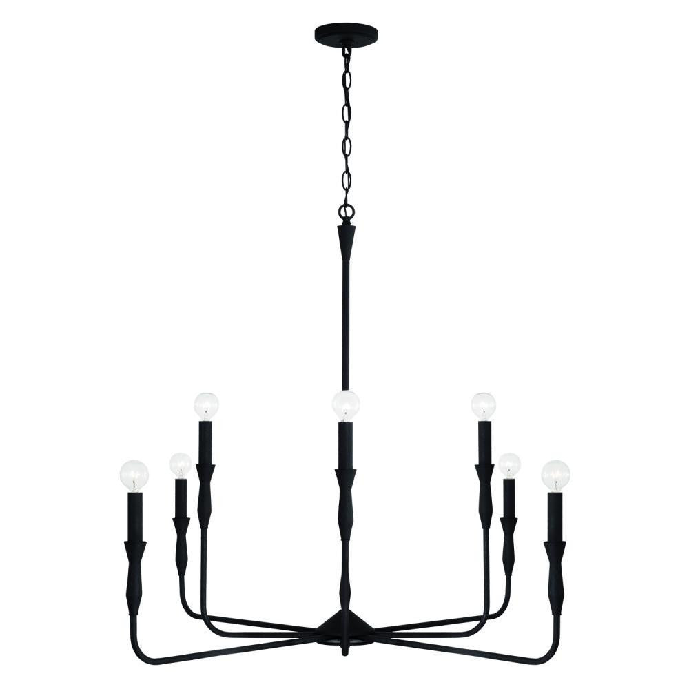 Capital Paloma Chandelier Textured Black