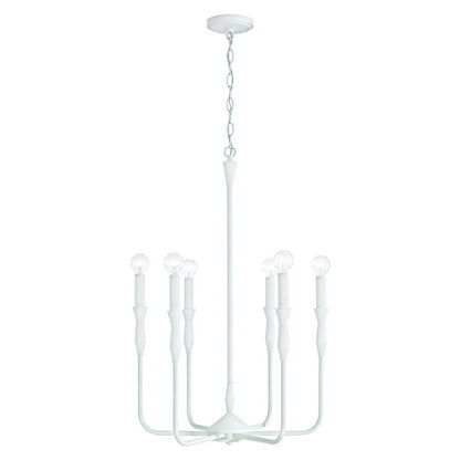 Capital Paloma Chandelier Textured White