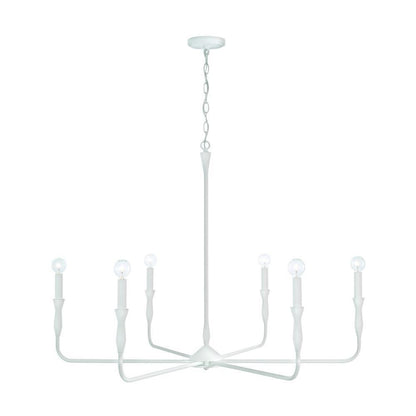 Capital Paloma Chandelier Textured White