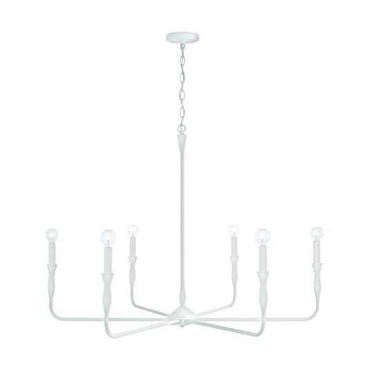 Capital Paloma Chandelier Textured White