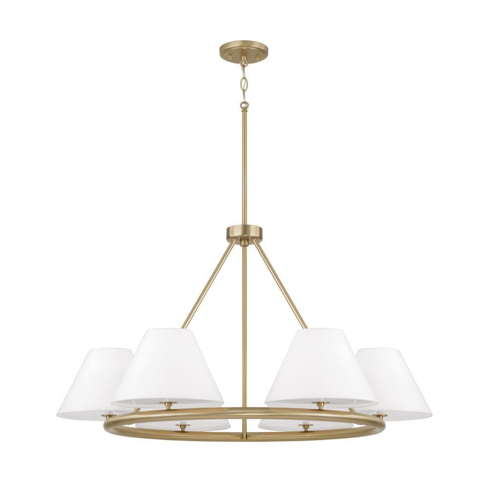 Capital Parson Chandelier Matte Brass