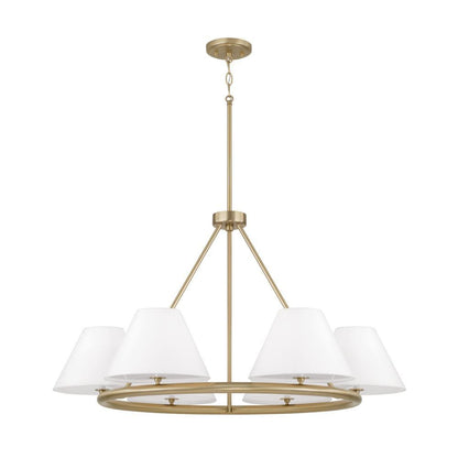 Capital Parson Chandelier Matte Brass
