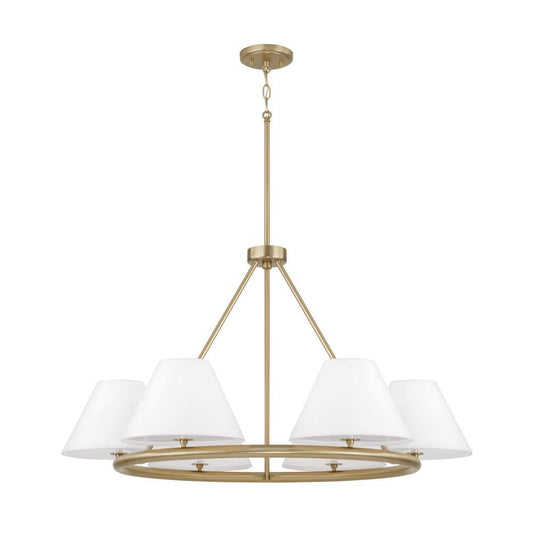 Capital Parson Chandelier Matte Brass
