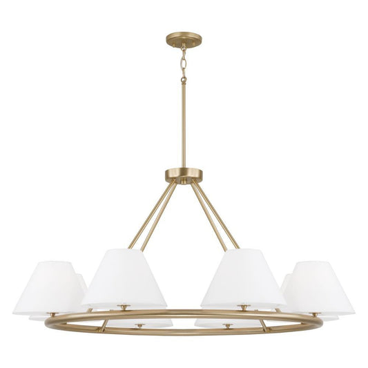 Capital Parson Chandelier Matte Brass