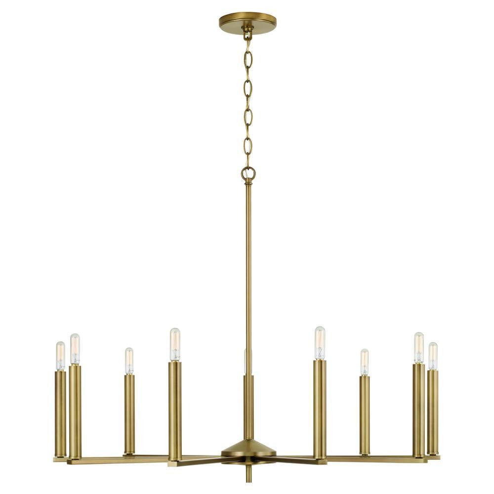 Capital Portman Chandelier Aged Brass