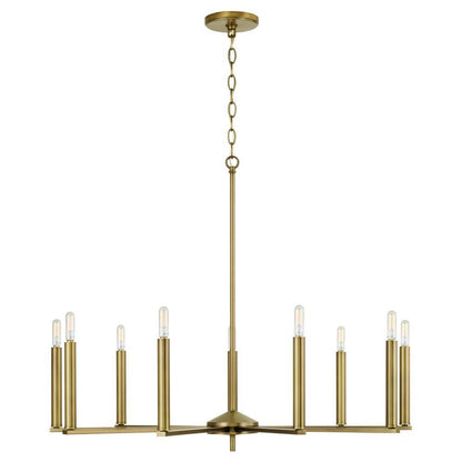 Capital Portman Chandelier Aged Brass