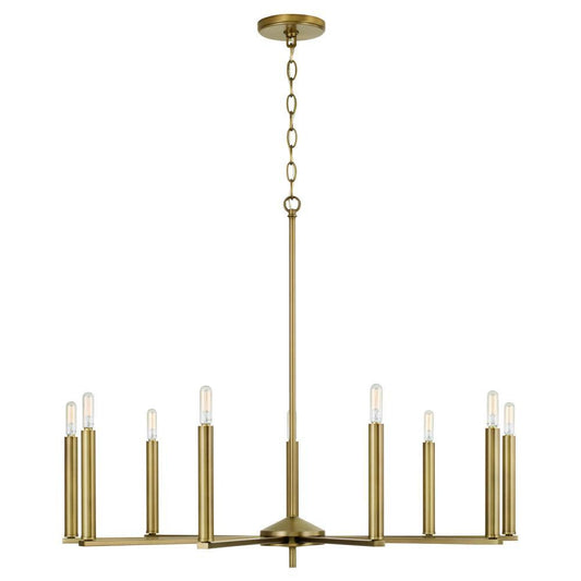 Capital Portman Chandelier Aged Brass