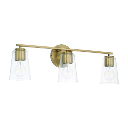 Capital Portman Vanity Light Aged Brass
