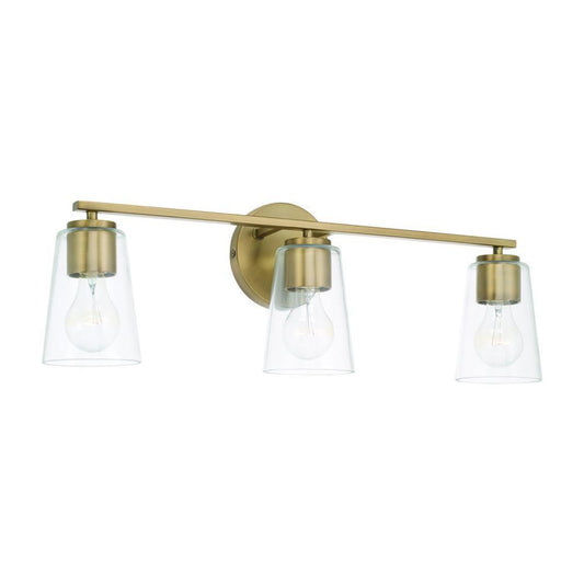 Capital Portman Vanity Light Aged Brass