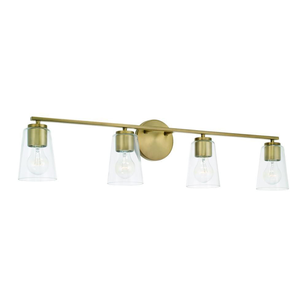 Capital Portman Vanity Light Aged Brass