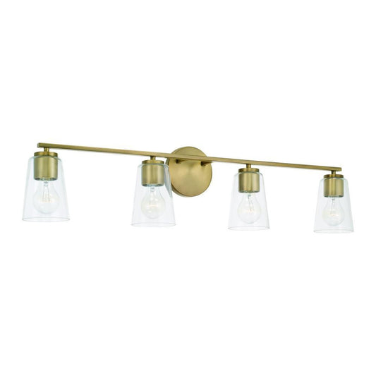Capital Portman Vanity Light Aged Brass