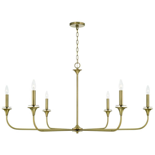 Capital Presley Chandelier Aged Brass