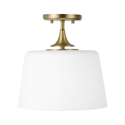 Capital Presley Semi-Flush Mount, Aged Brass