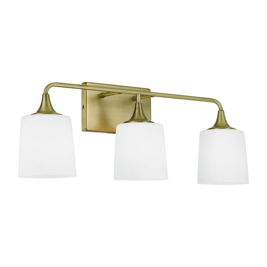 Capital Presley Vanity Light Aged Brass