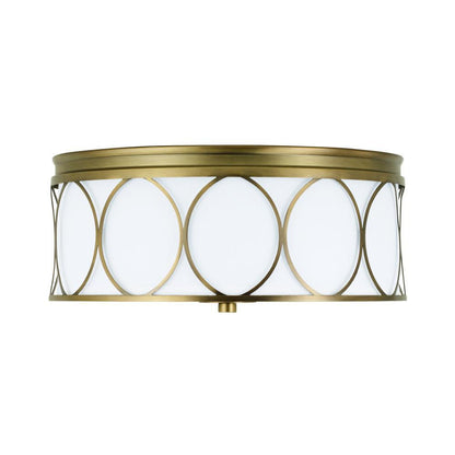 Capital Rylann Flush Mount Aged Brass