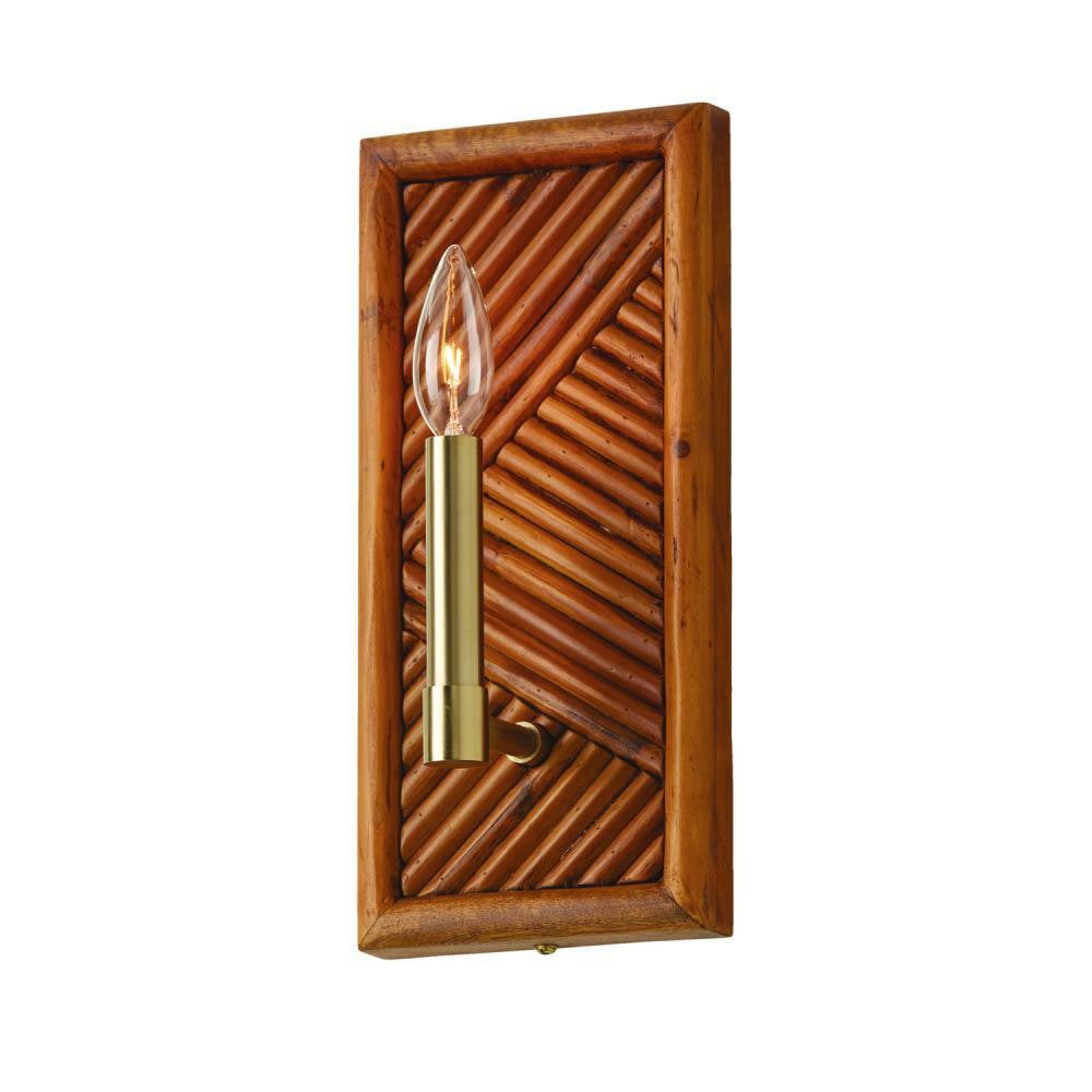 Capital Soleil Sconce Matte Brass