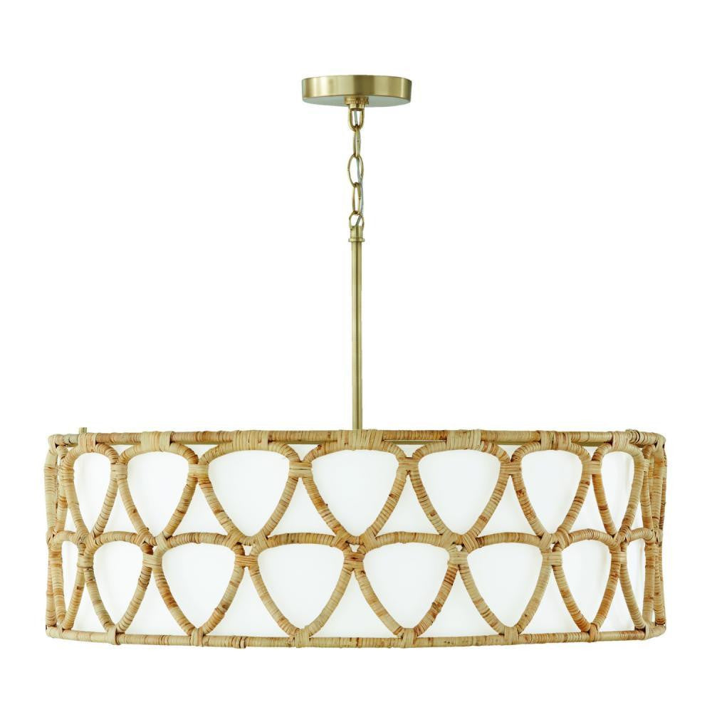Capital Tulum Pendant Matte Brass