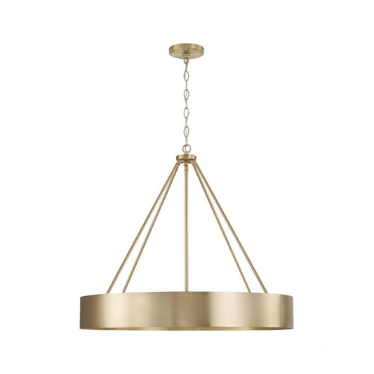 Capital Weller Chandelier Matte Brass