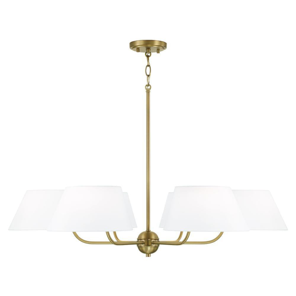 Capital Welsley Chandelier Aged Brass