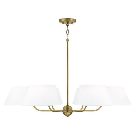 Capital Welsley Chandelier Aged Brass