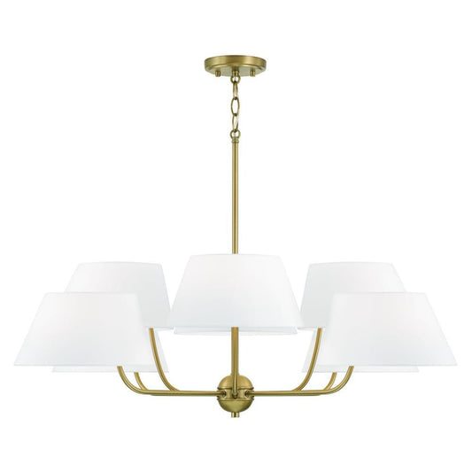 Capital Welsley Chandelier Aged Brass