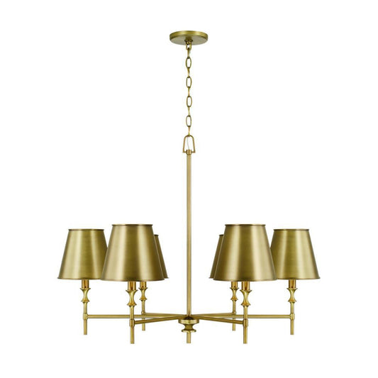 Capital Whitney Chandelier Aged Brass