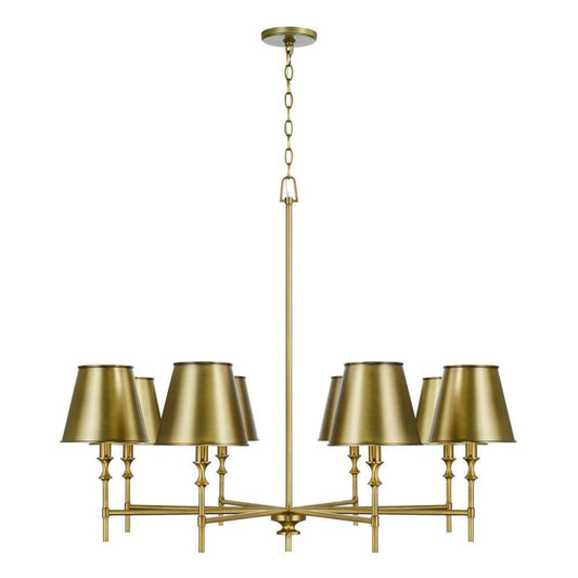 Capital Whitney Chandelier Aged Brass