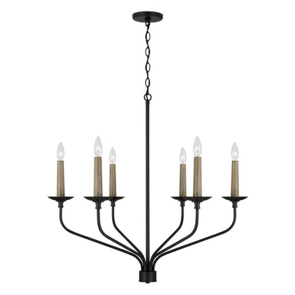 Capital Wilder Chandelier Matte Black