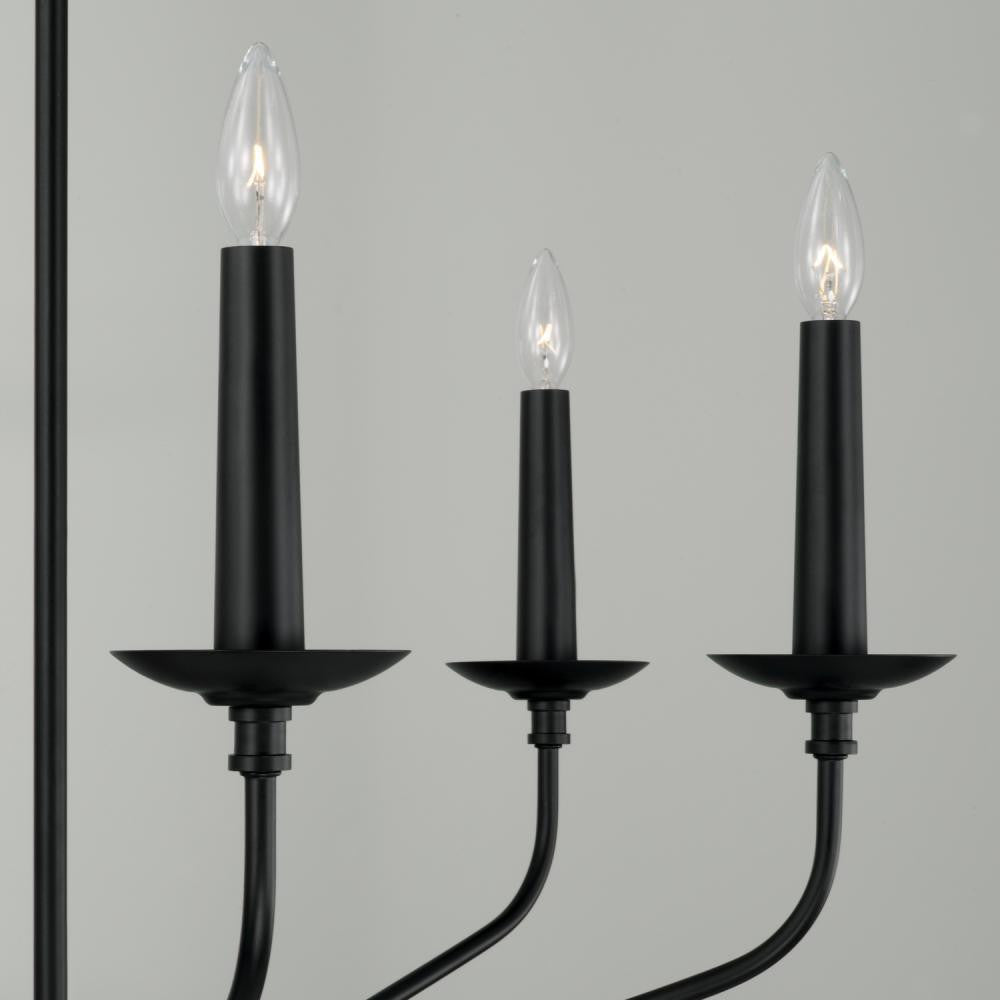 Capital Wilder Chandelier, Matte Black, 32"W