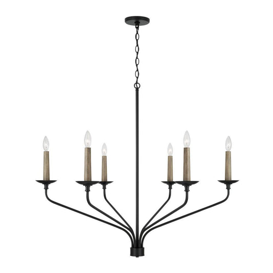 Capital Wilder Chandelier Matte Black
