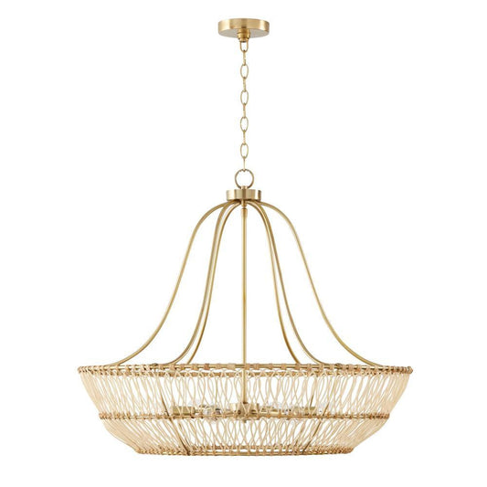 Capital Wren Chandelier Matte Brass