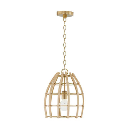 Capital Wren Pendant Matte Brass