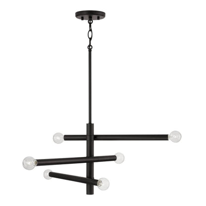 Capital Zane Chandelier Matte Black