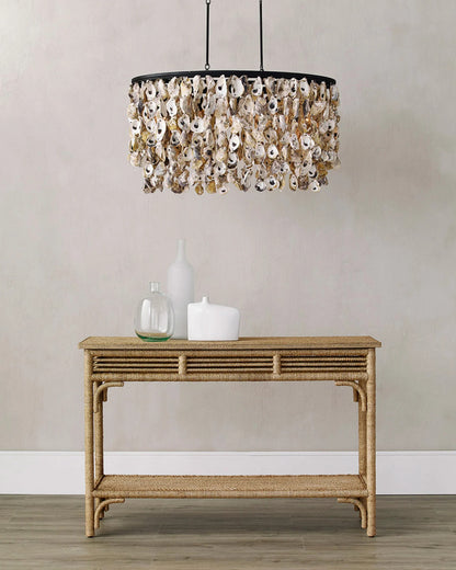 Olisa Console Table, Natural, 31"H, Currey and Company (3000-0012 KEW9)