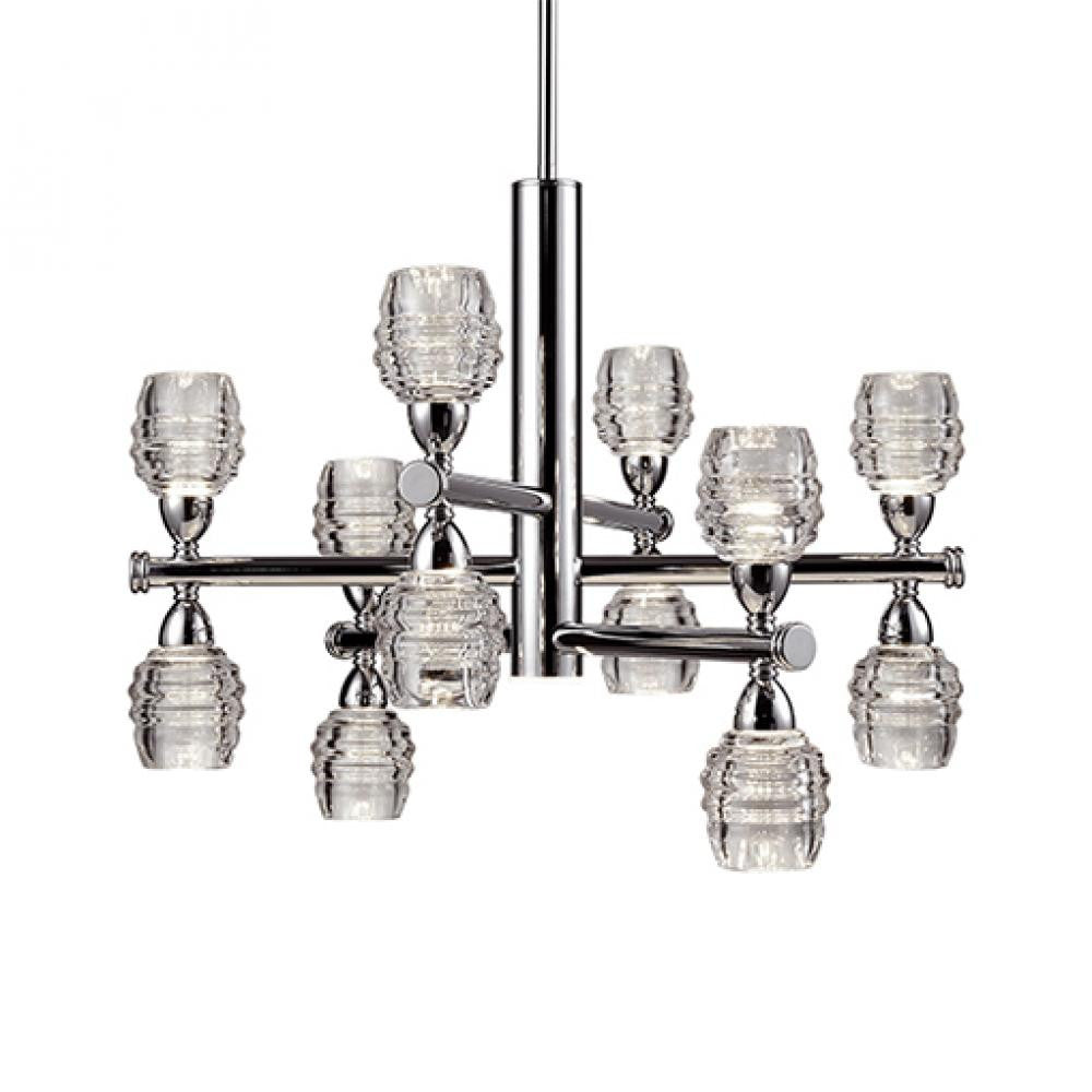 Kuzco Lighting Inc Honeycomb LED Chandelier Chrome