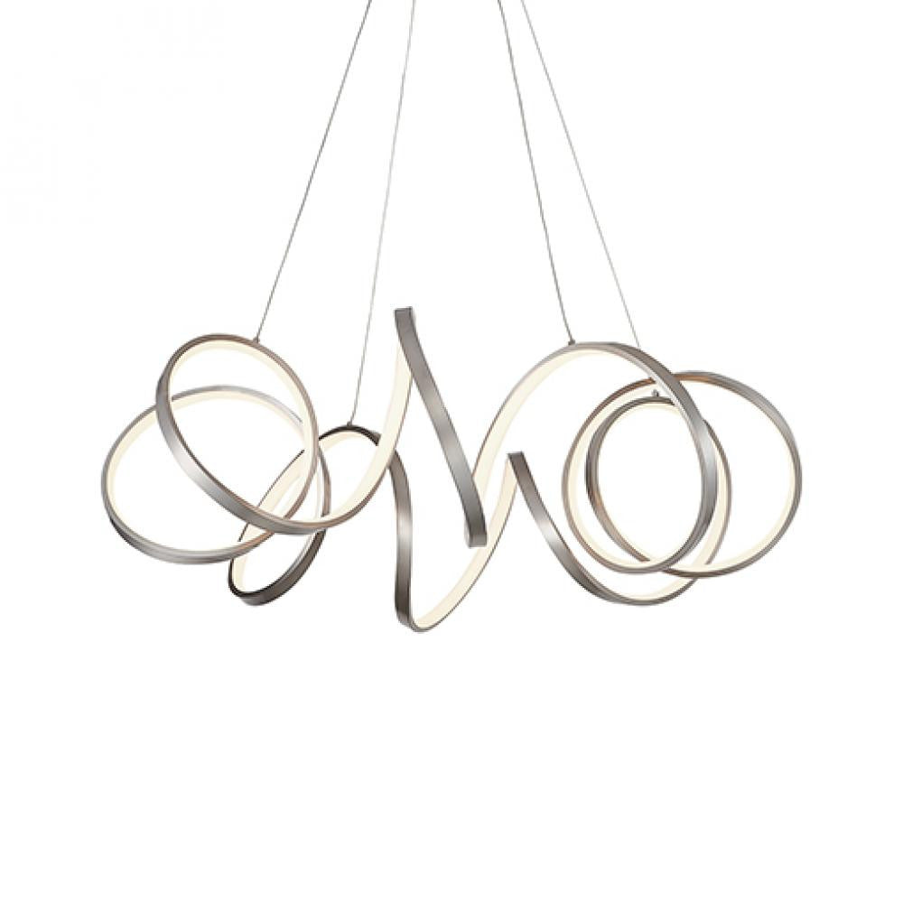 Kuzco Lighting Inc Synergy 34-in LED Chandelier Black