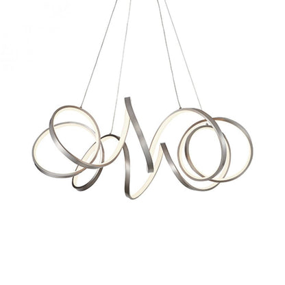 Kuzco Lighting Inc Synergy 34-in LED Chandelier Black