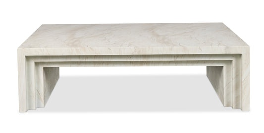 Aries Coffee Table Faux Marble