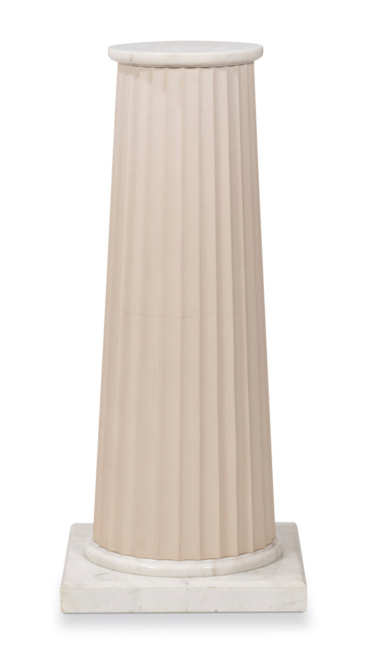 Maitland-Smith Hera Pedestal 36 H in Red